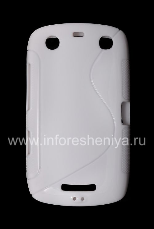 Photogallery for 硅胶套紧凑的流线型曲线BlackBerry 9380, 白 product