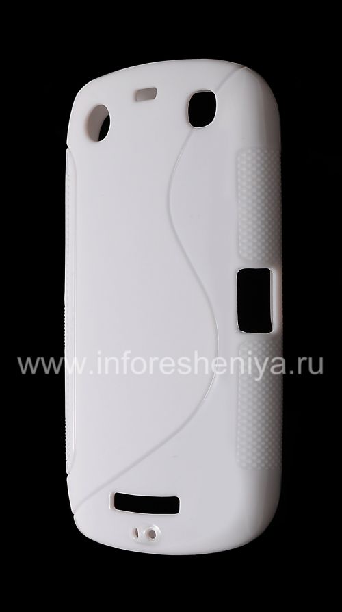 Photogallery for 硅胶套紧凑的流线型曲线BlackBerry 9380, 白 product