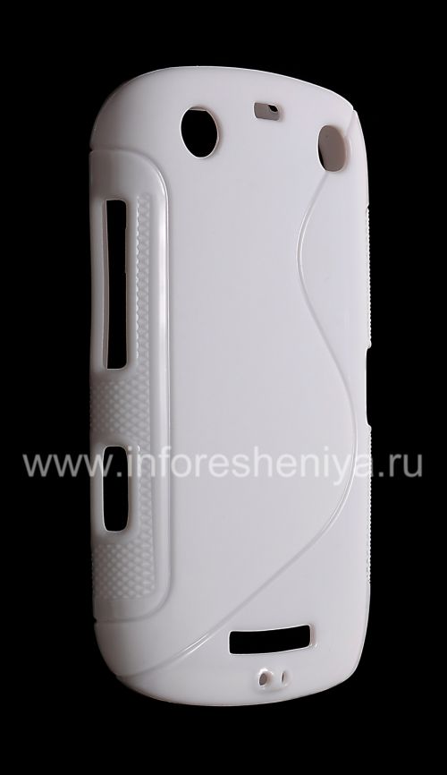 Photogallery for 硅胶套紧凑的流线型曲线BlackBerry 9380, 白 product