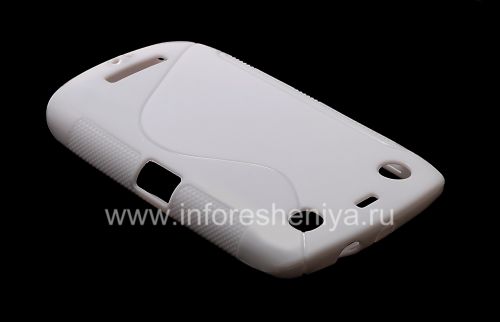 Photogallery for 硅胶套紧凑的流线型曲线BlackBerry 9380, 白 product