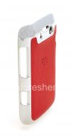 Photo 3 — Plastic bag-cover with relief insert for BlackBerry 9790 Bold, Metallic / Red