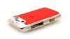 Photo 6 — Plastic bag-cover with relief insert for BlackBerry 9790 Bold, Metallic / Red
