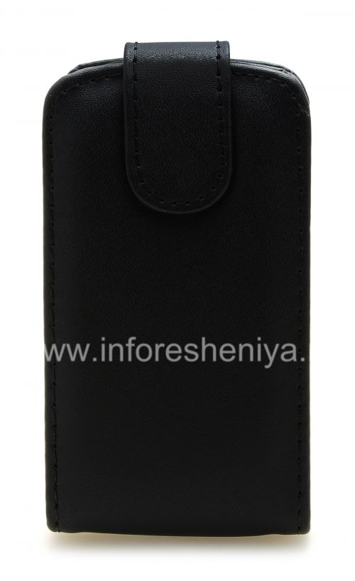 Photogallery for 与BlackBerry 9790 Bold纵向开皮套盖, 黑色质地优良 product