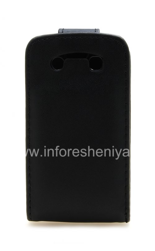 Photogallery for 与BlackBerry 9790 Bold纵向开皮套盖, 黑色质地优良 product
