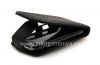 Photo 4 — kasus penutup kulit dengan membuka vertikal untuk BlackBerry 9790 Bold, Hitam dengan tekstur halus