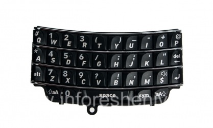 ब्लैकबेरी 9790 Bold के लिए मूल अंग्रेजी कीबोर्ड, काला