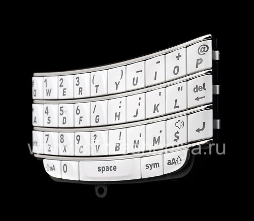 Photogallery for لوحة المفاتيح الإنجليزية الأصلي لبلاك بيري 9790 Bold, أبيض product