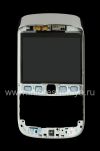 Photo 2 — Écran tactile (Touchscreen) assemblé avec le panneau avant et le bord de la Bold BlackBerry 9790, Blanc