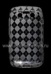 Etui en silicone Case Candy emballé pour BlackBerry 9790 Bold, transparent