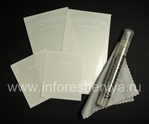 Photogallery for ensemble des sociétés de films de protection transparents pour l&#39;écran et le logement BodyGuardz UltraTough Effacer Full Body (2 SETS) pour BlackBerry 9790 Bold, Clair product