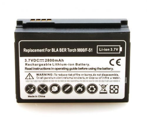 Photogallery for Alta Capacidad de la batería para BlackBerry 9800/9810 Torch, negro product