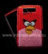 Photo 1 — Plastic Case with rhinestones for BlackBerry 9800/9810 Torch, A series of "Angry Birds"