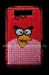 Photo 2 — Plastic Case with rhinestones for BlackBerry 9800/9810 Torch, A series of "Angry Birds"