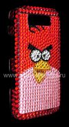 Photo 5 — Plastic Case with rhinestones for BlackBerry 9800/9810 Torch, A series of "Angry Birds"