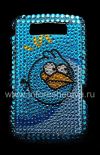 Photo 12 — Plastic Case with rhinestones for BlackBerry 9800/9810 Torch, A series of "Angry Birds"