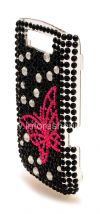 Photo 4 — Plastic Case with rhinestones for BlackBerry 9800/9810 Torch, A series of "Butterfly"