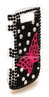Photo 5 — Plastic Case with rhinestones for BlackBerry 9800/9810 Torch, A series of "Butterfly"