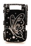 Photo 22 — Plastic Case with rhinestones for BlackBerry 9800/9810 Torch, A series of "Butterfly"