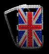 Photo 1 — Plastic Case with rhinestones for BlackBerry 9800/9810 Torch, A series of "Flag"