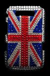 Photo 2 — Plastic Case with rhinestones for BlackBerry 9800/9810 Torch, A series of "Flag"