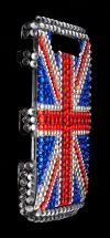 Photo 4 — Plastic Case with rhinestones for BlackBerry 9800/9810 Torch, A series of "Flag"