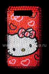 Photo 12 — Plastic Case with rhinestones for BlackBerry 9800/9810 Torch, A series of "Hello Kitty"