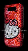 Photo 14 — Plastic Case with rhinestones for BlackBerry 9800/9810 Torch, A series of "Hello Kitty"