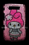Photo 2 — Plastic Case with rhinestones for BlackBerry 9800/9810 Torch, The series "My Melody"