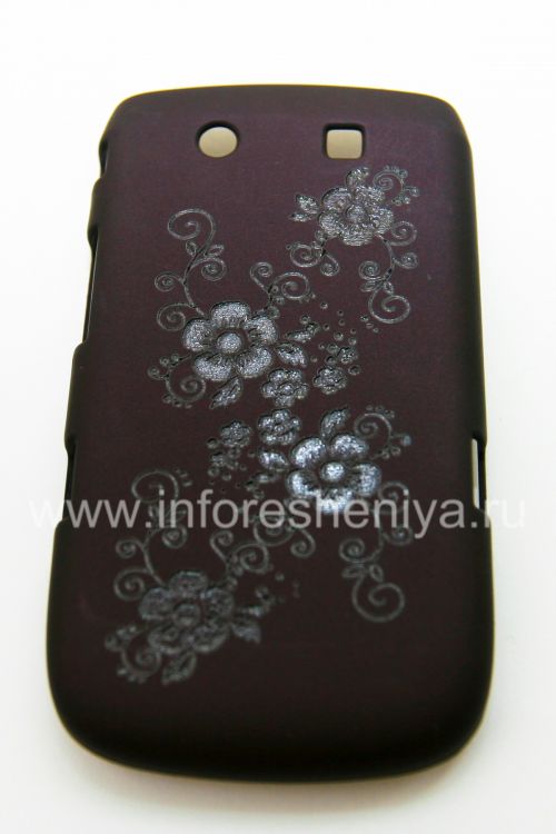 Photogallery for Plastic bag-cap with laser engraved for BlackBerry 9800/9810 Torch, Dark brown product