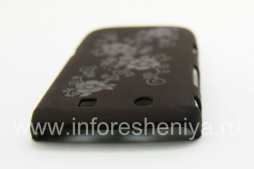 Photogallery for Plastic bag-cap with laser engraved for BlackBerry 9800/9810 Torch, Dark brown product