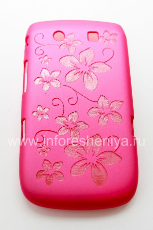 Photogallery for Plastic bag-cap with laser engraved for BlackBerry 9800/9810 Torch, Pink product