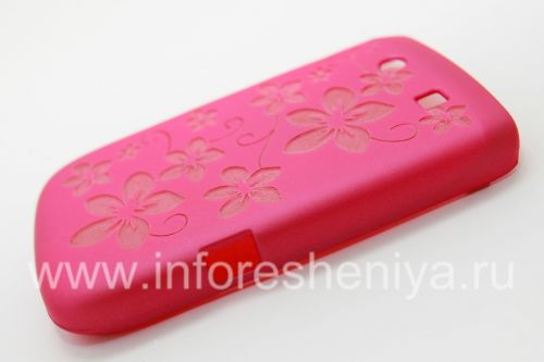 Photogallery for Plastic bag-cap with laser engraved for BlackBerry 9800/9810 Torch, Pink product