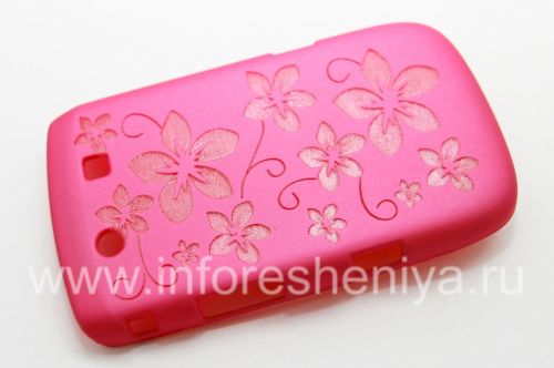 Photogallery for Plastic bag-cap with laser engraved for BlackBerry 9800/9810 Torch, Pink product