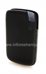 签名皮套口袋舌头Smartphone Experts袖珍袋为BlackBerry 9800 / 9810 Torch, 黑