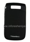 Photo 2 — Caso plástico con inserto de goma "antorcha" para BlackBerry 9800/9810 Torch, Negro / Negro