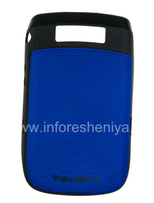 Photogallery for Caso plástico con inserto de goma &quot;antorcha&quot; para BlackBerry 9800/9810 Torch, Azul / Negro product