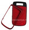 Photo 1 — Caso plástico con inserto de goma "antorcha" para BlackBerry 9800/9810 Torch, Rojo / Negro