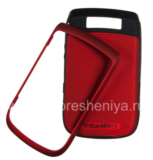 Photogallery for Caso plástico con inserto de goma &quot;antorcha&quot; para BlackBerry 9800/9810 Torch, Rojo / Negro product