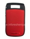 Photo 2 — Boîtier en plastique avec insert en caoutchouc "Torch" pour BlackBerry 9800/9810 Torch, Rouge / Noir