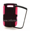 Photo 1 — Cover rugged perforated for BlackBerry 9800/9810 Torch, Fuchsia / Black