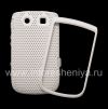 Photo 1 — Couvrir robuste perforée pour BlackBerry 9800/9810 Torch, Blanc / Blanc