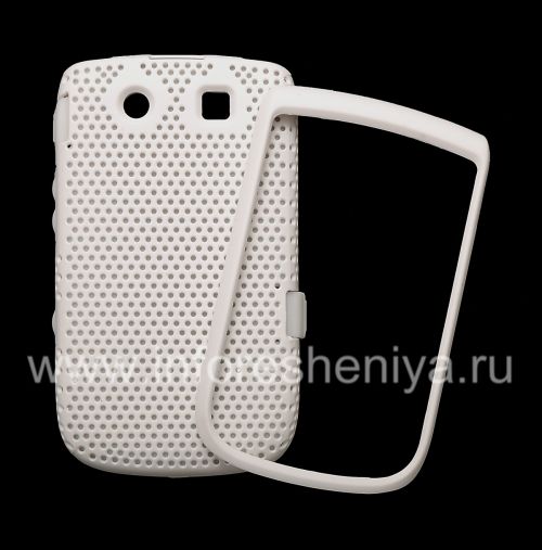 Photogallery for غطاء مثقب وعرة للبلاك بيري 9800/9810 Torch, أبيض / أبيض product