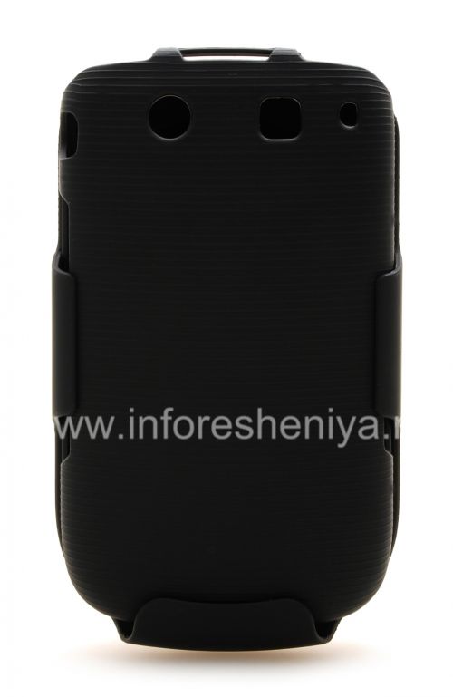 Photogallery for Corporate Plastic holster Case + Wireless Solutions holster Snap-On Combo for BlackBerry 9800 / 9810 Torch, Black (Black) product