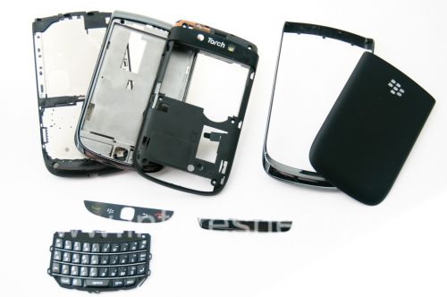 Photogallery for 最初的情况下BlackBerry 9800 Torch, 黑色（炭） product