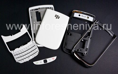 Photogallery for 最初的情况下BlackBerry 9800 Torch, 白（纯白） product