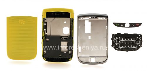 Photogallery for Farben-Fall für Blackberry 9800/9810 Torch, Yellow Glossy product