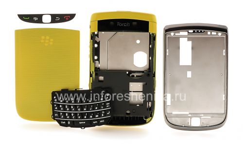 Photogallery for Farben-Fall für Blackberry 9800/9810 Torch, Yellow Glossy product