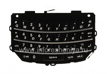 Asli keyboard Inggris BlackBerry 9800 / 9810 Torch, hitam