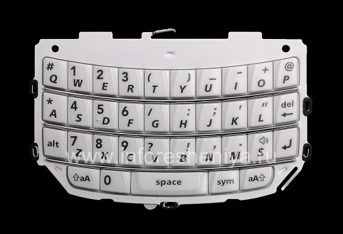 Photogallery for ブラックベリー9800/9810 Torchの元の英語キーボード, ホワイト product