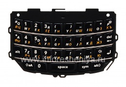 BlackBerry 9800 teclado ruso / 9810 Torch, Negro